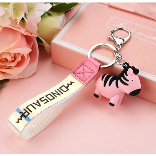 Horse Keychain Animal Key Holder Pendant Accessories Fashion Jewelry porte clef Bag Car Keyring llavero mujer chaveiros EH207
