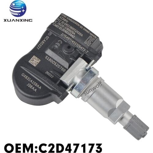C2D47173 Tire Pressure Sensor Monitoring System TPMS 433Mhz For LAND ROVER Discovery Freelander Range Rover JAGUAR XE XF XJ