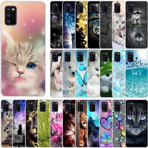 Case For Samsung Galaxy A41 Case For Samsung A41 A 41 SM-A415F 6.1" Phone Cover Silicon Soft TPU Coque Bumper Full Protective