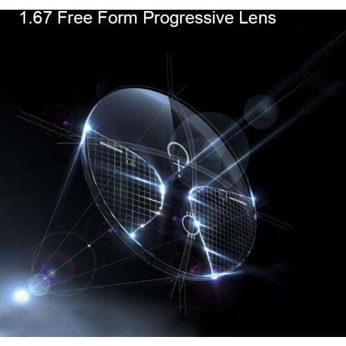 Coyee 1.67 Free Form Progressive Lens for Women Men Myopia Hyperopia Presbyopia Eyeglasses Lens Myopia Eyeglasses Lens