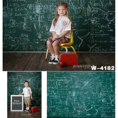 HUAYI Photography Backdrop School Blackboard Graduation Season Photo Booth Background Studio Child Photography Backdrops