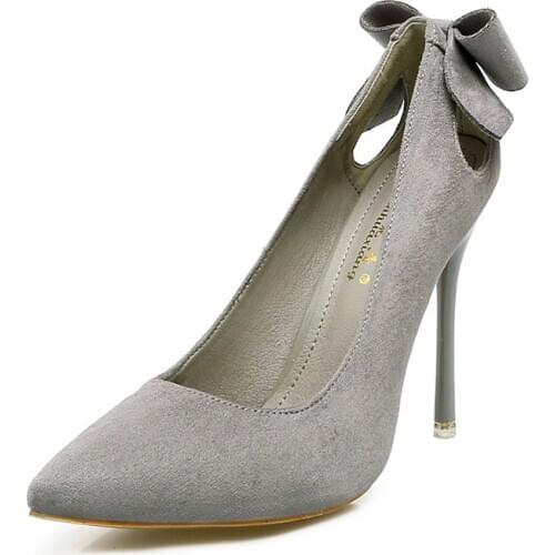 LKSHOE Suede Pumps