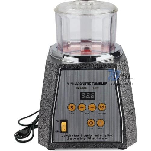 Small KD-130 magnetic polishing machine to remove burrs and burrs, gold, silver and copper jewelry processing gold tools