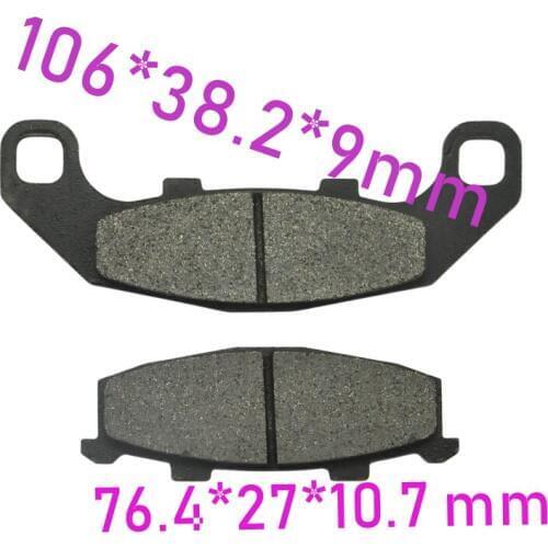 Motorcycle Rear Brake Pad for Kawasaki GPX250R Ninja KR250 GPX400R ZR400 Zephyr ZR550 ZR750 ZX400 KR1250 RVG250 GSX1100 RVG500