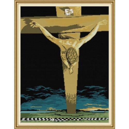 Embroidery Needlework Set, Handmade Crafts Home Decor, Be in distress Patterns Print On Canvas DMC 14CT 11CT Cross Stitch kits