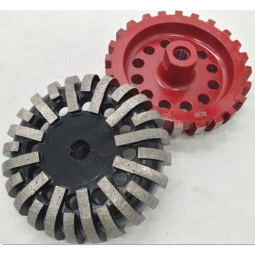 Diamond Grinding tool of Radius cove base wheels designed for Terrazzo epoxy