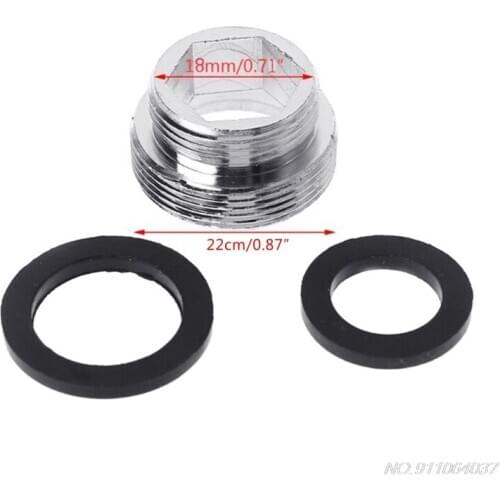 Solid Metal Adaptor Outside Thread Water Saving Kitchen Faucet Tap Aerator Connector N30 20 Dropshipping