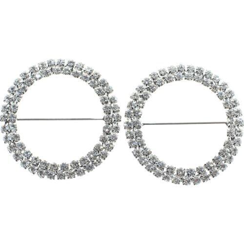 Rhinestone Buckles For Chair Back, 35mm Inner Bar Round Shape Buckle, 20pcs/lot, Garment/belts/wedding Ornament Accessories