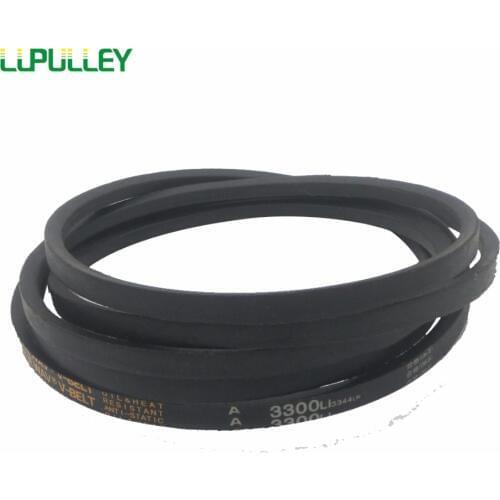 LUPULLEY V-Belt Black Round Rubber Transmission Belt Top Width 13mm A40/41/42/43/44/45/46/47/48/49 for Industrial Machinery
