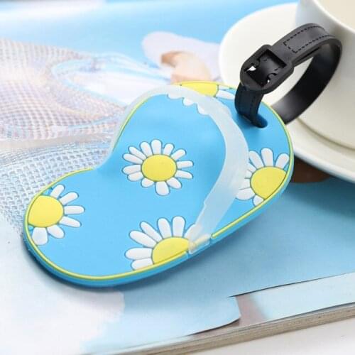 Flower Shoe Anime Action Toy Figures Cartoon Products Accessories Luggage Tag Suitcase Unisex Gifts