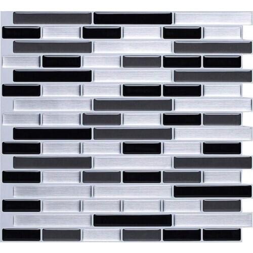 DIY Self Adhesive Wall Sticker Tile Kitchen Waterproof Mosaic Tile Sticker Wallpaper 280x235mm House Decoration