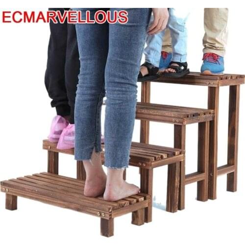 Plantenstandaard Etagere Pour Plante Table Estante Para Plantas Ladder Pot Wood Rack Outdoor Balcony Flower Shelf Plant Stand