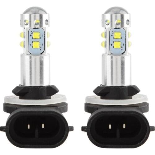 2PCS 12-24V 50W Car High Power Bright LED Fog Daytime Light Bulbs for Hyundai Accent