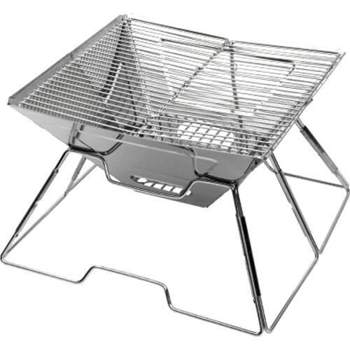 Outdoor stainless steel multi-function grill Folding picnic multiplayer charcoal barbecue stove