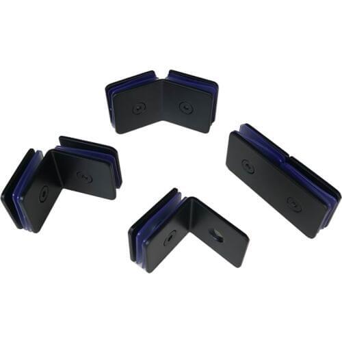 High Quality 4PCS Stainless Steel 90/135/180 Degree Glass Clamps Fixed Holder Brackets Glass Clips for 8-12mm Glass