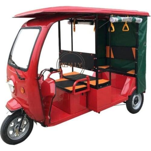 High Quality Adult Electric Tricycle Tuk Tuk Car Passenger Mini Vehicle Rickshaw With Best Material Fashion Design Mobile Cart