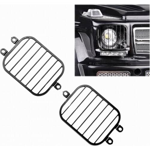 1pair Metal Headlight Lampshade For 1/10 RC Crawler Car Traxxas TRX6 6X6 G63 TRX4 G500 OP Accessories Part