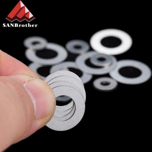 10pcs M9 M10 M12 M13 M14 M15 M16 M17 M20 M25 M30M40 304 Stainless Steel Super Ultra Thin Flat Washer Ultrathin Shim Plain Gasket