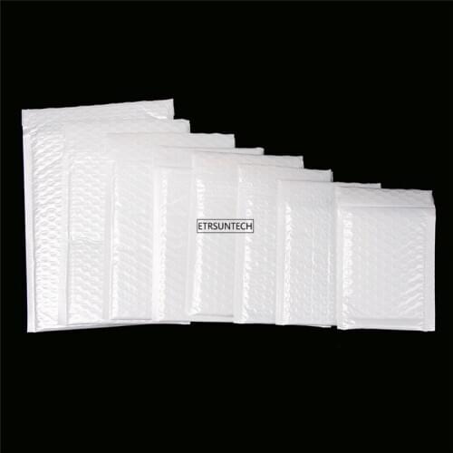 300PCS White Foam Envelope Foil Office Packaging Envelope Moistureproof Storage Bag Coextruded Film Bag Anti-fall Bag