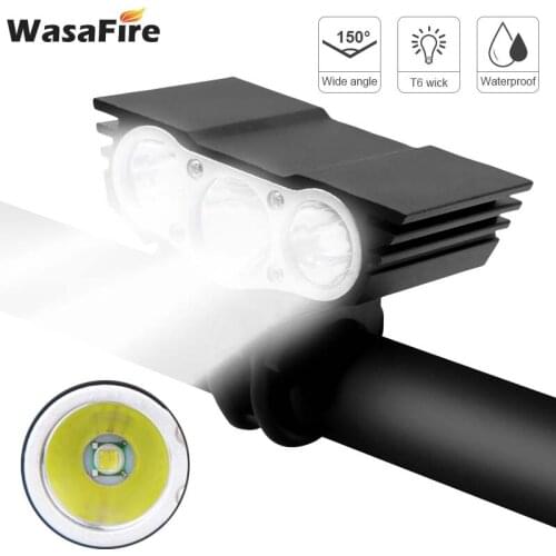WasaFire Hot X3 Bicycle Bike Light 6000 Lumens 4 Mode XM-L T6 LED Cycling Front Light Battery Pack + Charger bike accessories