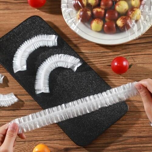 80PCS Disposable Food Bowl Cover Bags Dustproof Fresh- Keeping Food Storage Bag Kitchen Accessories