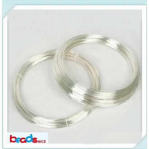 Beadsnice ID26883 diy jewelry of silver wire 22ga round solid 925 sterling silver beading wire