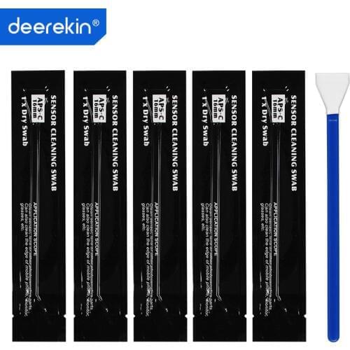 Dry APS-C Sensor Cleaning Swabs (CCD/CMOS), 5pcs 16mm 24mm DSLR or SLR Digital Camera Cleaning kit (No Sensor Cleaning Solution)