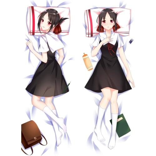 Coscase Japanese Anime Kaguya-sama: Love Is War Dakimakura Decorative Body Pillowcase Hugging Body Pillow Case Cover