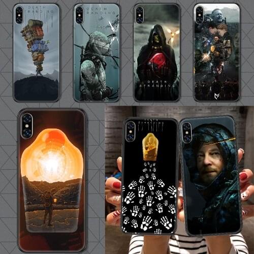 Death Stranding game Phone Case Cover Hull For iphone 5 5s se 2 6 6s 7 8 12 mini plus X XS XR 11 PRO MAX black luxury bumper 3D