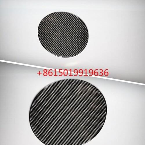 For Volkswagen Scirocco 2009-16 interior modification parts carbon fiber fuel tank cover panel decoration car stickers
