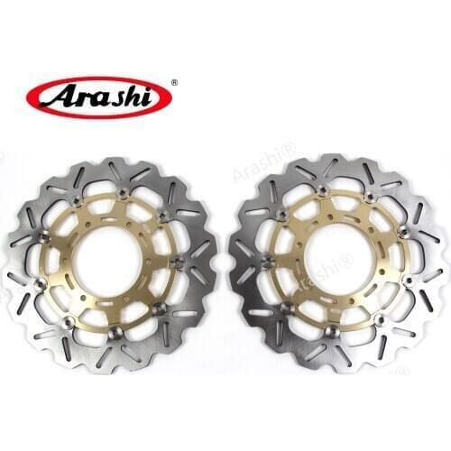 ARASHI GSXR 600 750 1000 CNC Front Brake Rotors Discs For SUZUKI 2008-2014 GSX600R / 2009-2014 GSX750R GSX1000R 2011 2012 2013