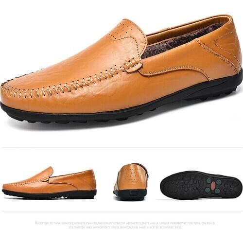 HUIZUMEI Mens Loafers