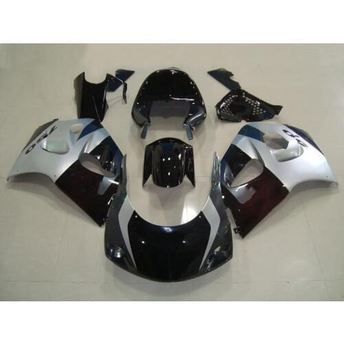 Motorcycle Fairing kit for GSXR600 750 96 97 98 99 00 GSXR 600 GSXR750 1996 1999 2000 Silver black Fairings set +gifts SE11