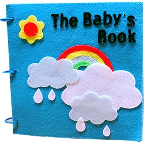 Washable Montessori Baby BusyBoard 3D Toddlers Story Cloth Book Early Learning Education Habits Knowledge Developing Toys