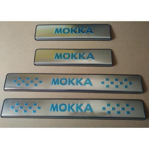 Auto door sills plate,scuff plate threshold for Opel Mokka 2013-2018,stainless steel,car accessories
