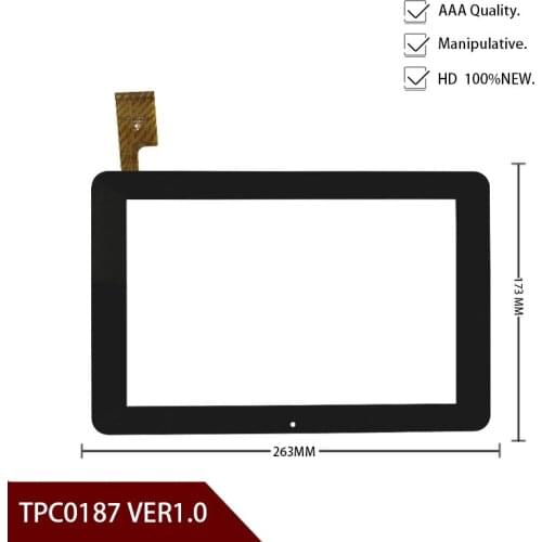 New original 10.1 inch for TPC0187 VER1.0C touch screen handwriting screen capacitive screen Free shipping