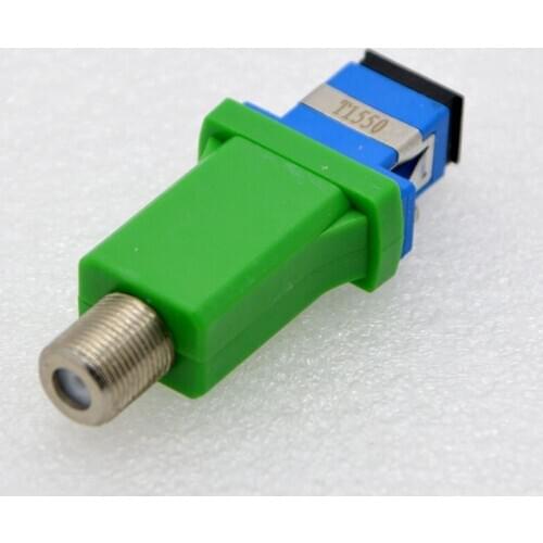 NEW Optic Fiber SC/PC Passive Optical Connector ,CATV Photoelectric Signal Converter Inch F head Output Fiber Optical Adapter
