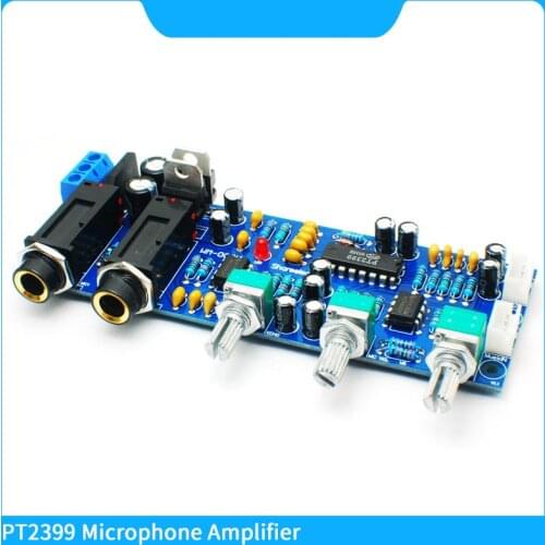 PT2399 Microphone Amplifier Board Reverberation Echo Sound Karaoke Preamplifer For Amplfier Audio System