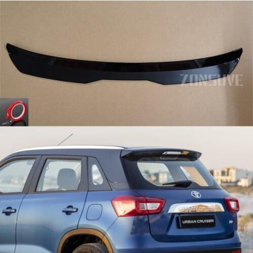 Use For Toyota Urban Cruiser 2020 2021 Year Roof Spoiler Carbon Fiber Look Accessories Body Kit Factory Style