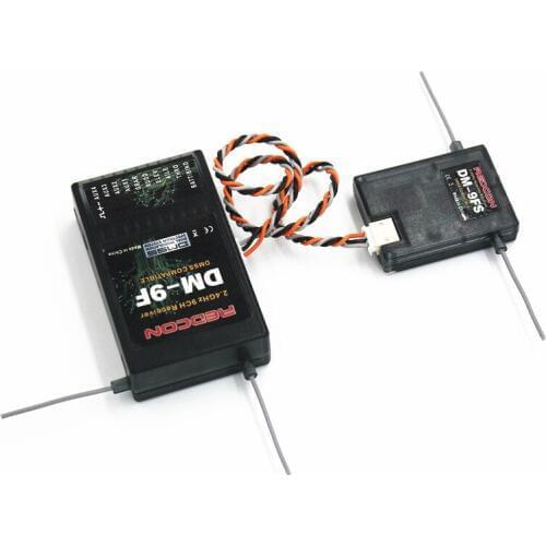 REDCON DM9F 9CH 2.4G JR DM-SS Receiver with satellite compatible with JR Remote controller XG6, XG7,XG8,XG11,XG14