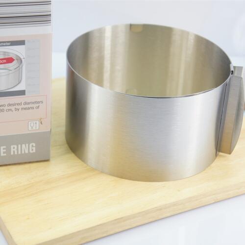 Adjustable Stainless Steel Mousse Ring 6"-12" Cake Pan Baking Styling Decorating Tools Set Mould Kitchen Accessories