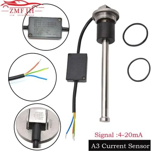 Signal 4-20mA Current Sensor DC 24V-36V Current Detection Sensor For Electric Auto Car Motor Motorcycle 100/125/150/175/200mm