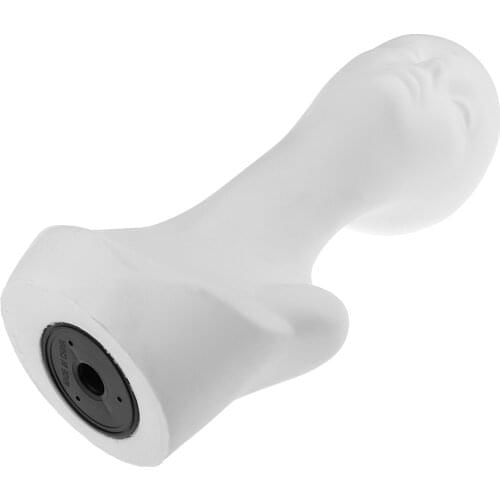 Female Mannequin Head Bust Wig Hat Headphone Jewelry Necklace Display White