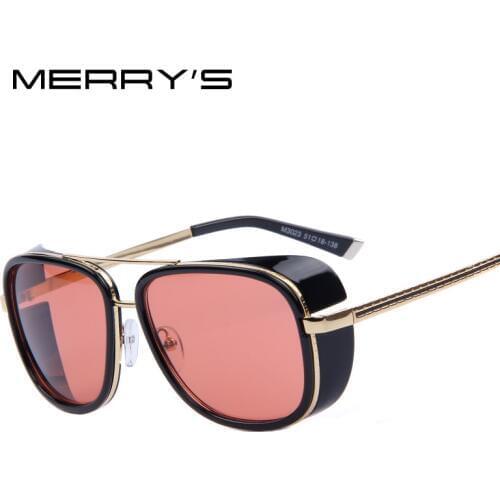 2020 IRON MAN 3 Matsuda TONY Steampunk Sunglasses Men Mirrored Designer Brand Glasses Vintage Sun glasses S'035