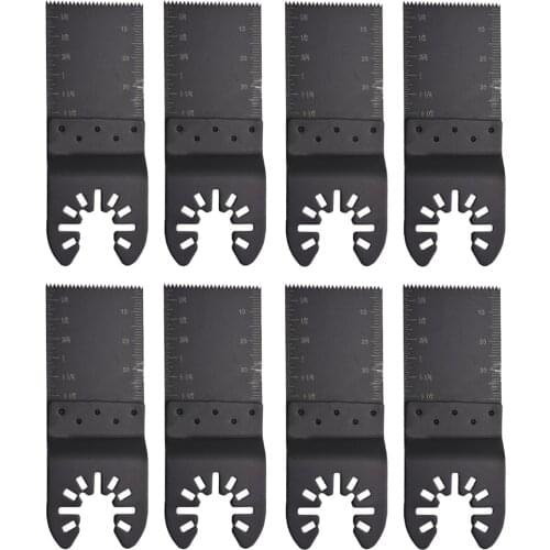 8pcs Multi-Function Precision Saw Blade Oscillating Multitool Saw Blades for Renovator Power Cutting Multimaster Tools