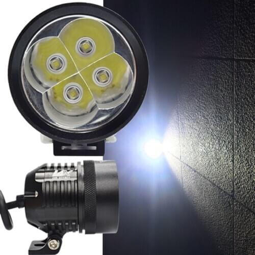 AKISPHY Motorcycle LED Light Car Headlight Truck Work Lamp 40W 6400LM 12V 24V 85V Driving Bulb Spot White