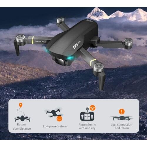 GD93 PRO Anti-Shake Drone High Definition 5G WiFi FPV RC Drones Brushless Gift For Kids GPS Optical Flow Mode
