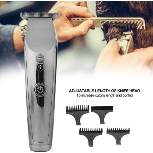 Stainless Steel Adjustable Length Electric Hair Clipper Oil Head Hair Trimmer Haircutting Electric Shaver Beard Hair Trimmer Kit