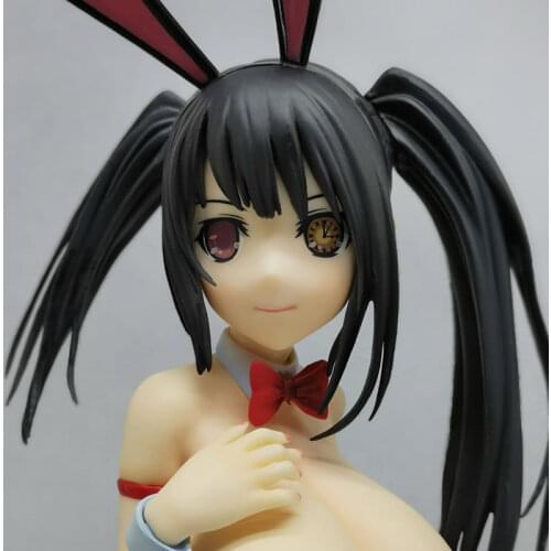 1/4 B-STYLE Date A Live III Kurumi Tokisaki Bunny Ver.Large Chest Version Naked Resin Action Figure Worth Collectable Figure