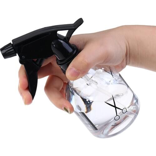 250ML Transparent Plastic Spray Bottle Water Mist Sprayer Style Haircut Salon Barber Hair Care Tool Accessories